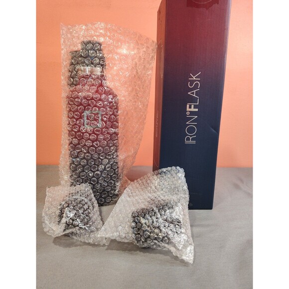 Iron Flask 32 oz. Narrow Mouth Stainless Hydro Flask Dark Rainbow - Picture 4 of 4